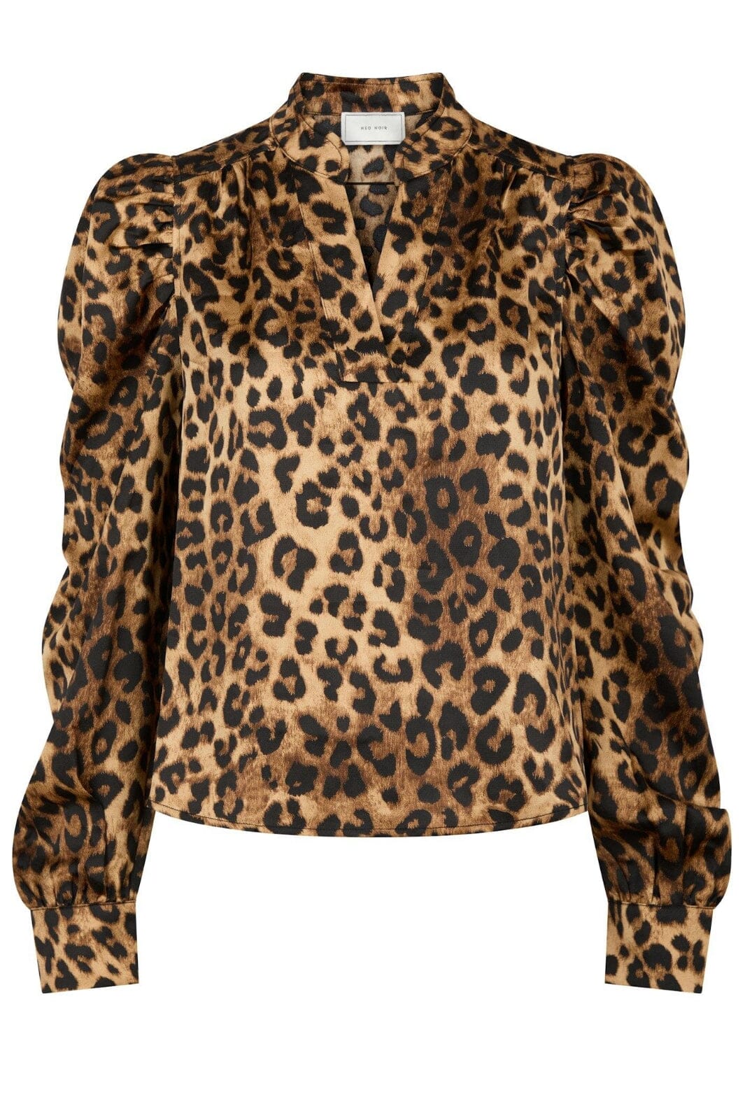 Neo Noir - Rosslyn Leo Blouse - Leopard Skjorter