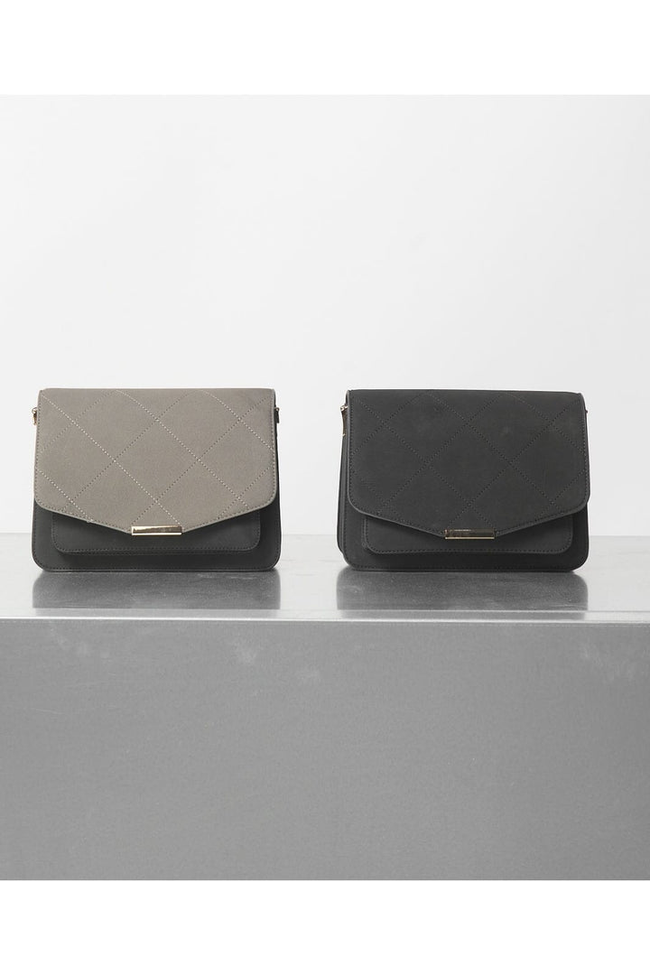 Noella - Blanca Multi Compartment Bag - Dark Grey/Black Tasker