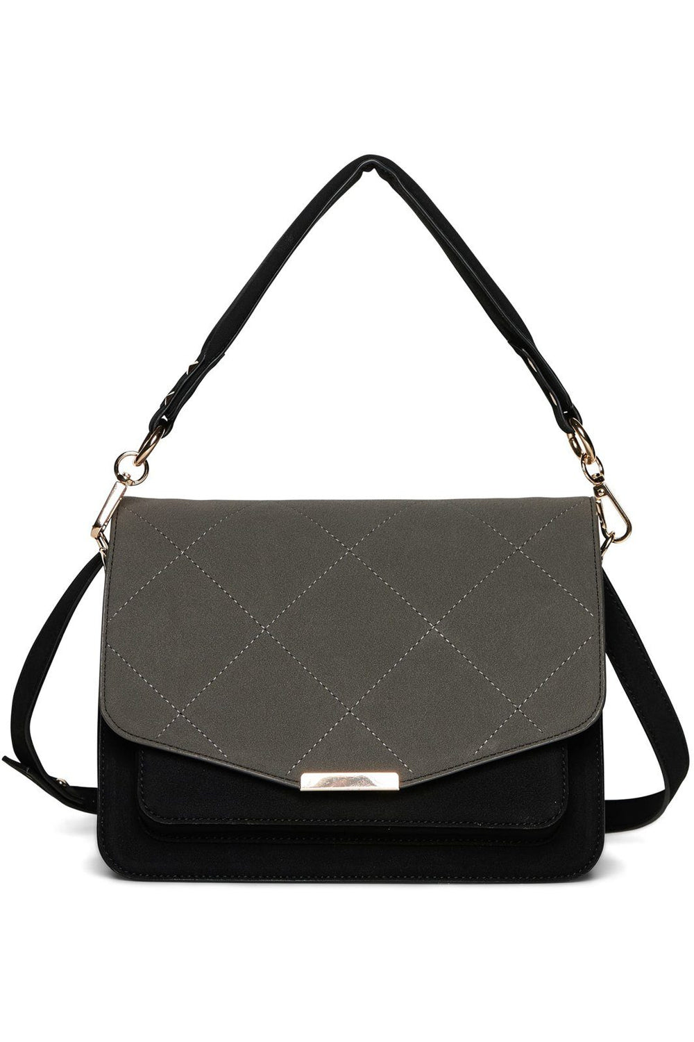 Noella - Blanca Multi Compartment Bag - Dark Grey/Black Tasker