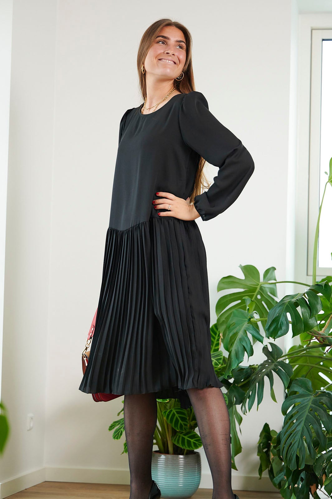 Noella - Dagmar Long Dress - Black Kjoler