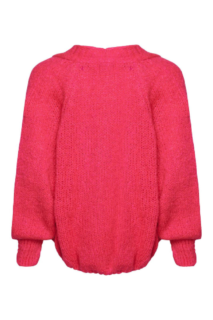 Noella - Fora Knit Cardigan - Poppy Pink Cardigans