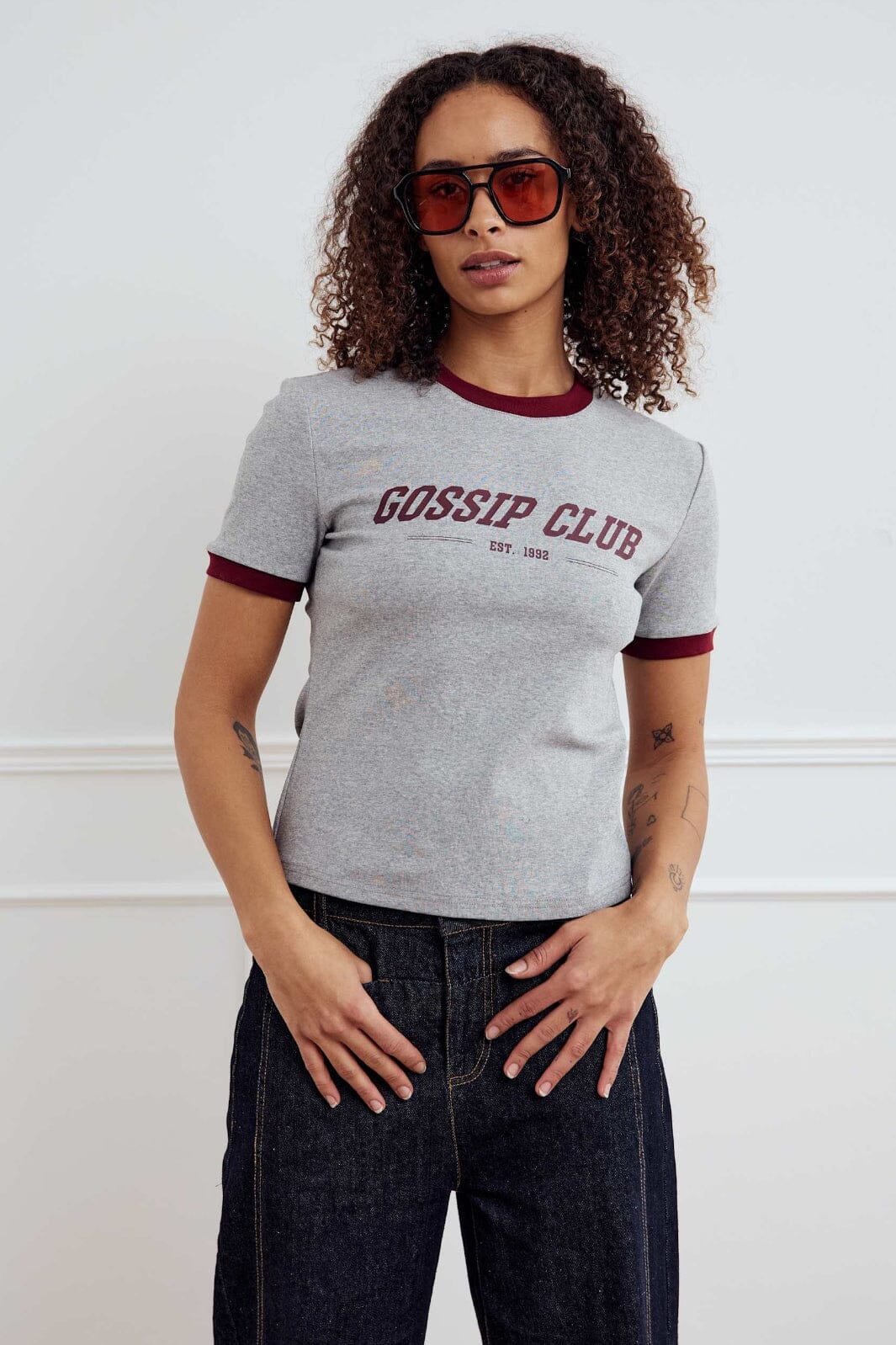 Noella - Gossip T-Shirt 14120001 - 972 - Medium Grey Mel.