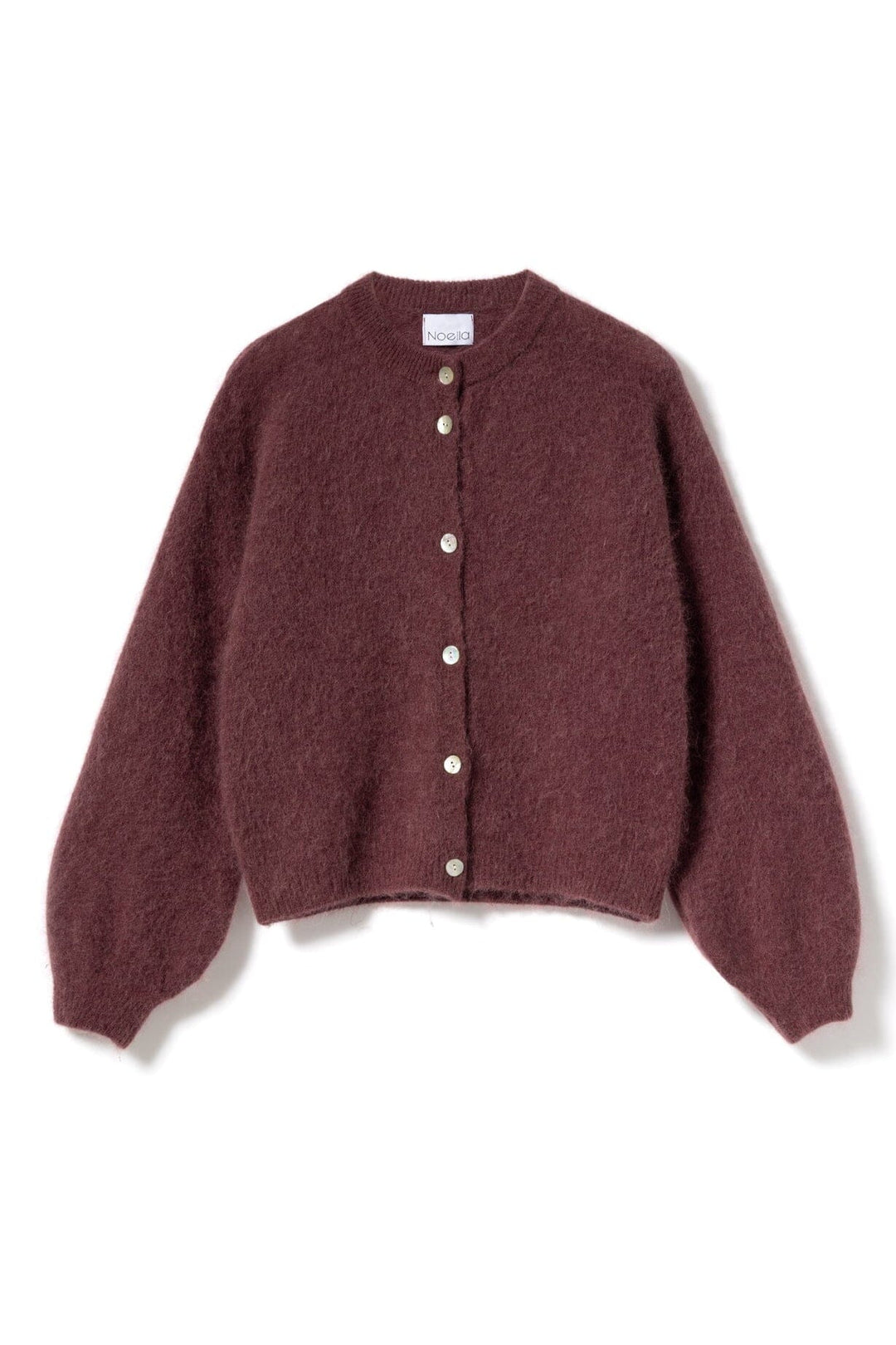 Noella - Kae Knit Cardigan 12940084 - 1285 - Bordeaux Cardigans