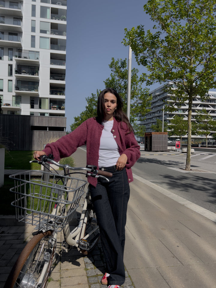 Noella - Kae Knit Cardigan 12940084 - 1285 - Rust Cardigans