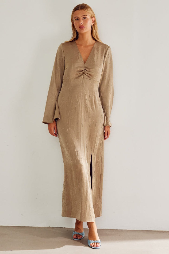 Noella - Kamey Dress 11780034 - 1290 Timber Brown Kjoler