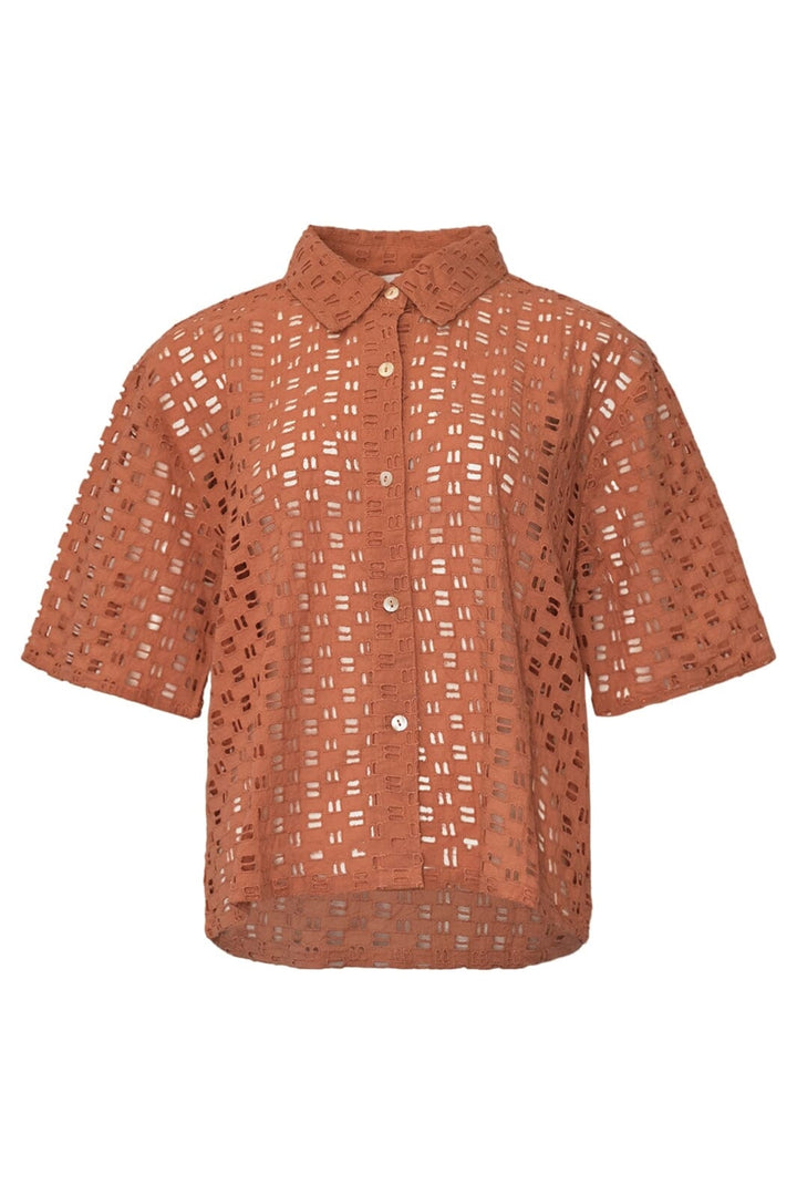 Noella - Kealy Shirt 13370001 - 409 Terracotta