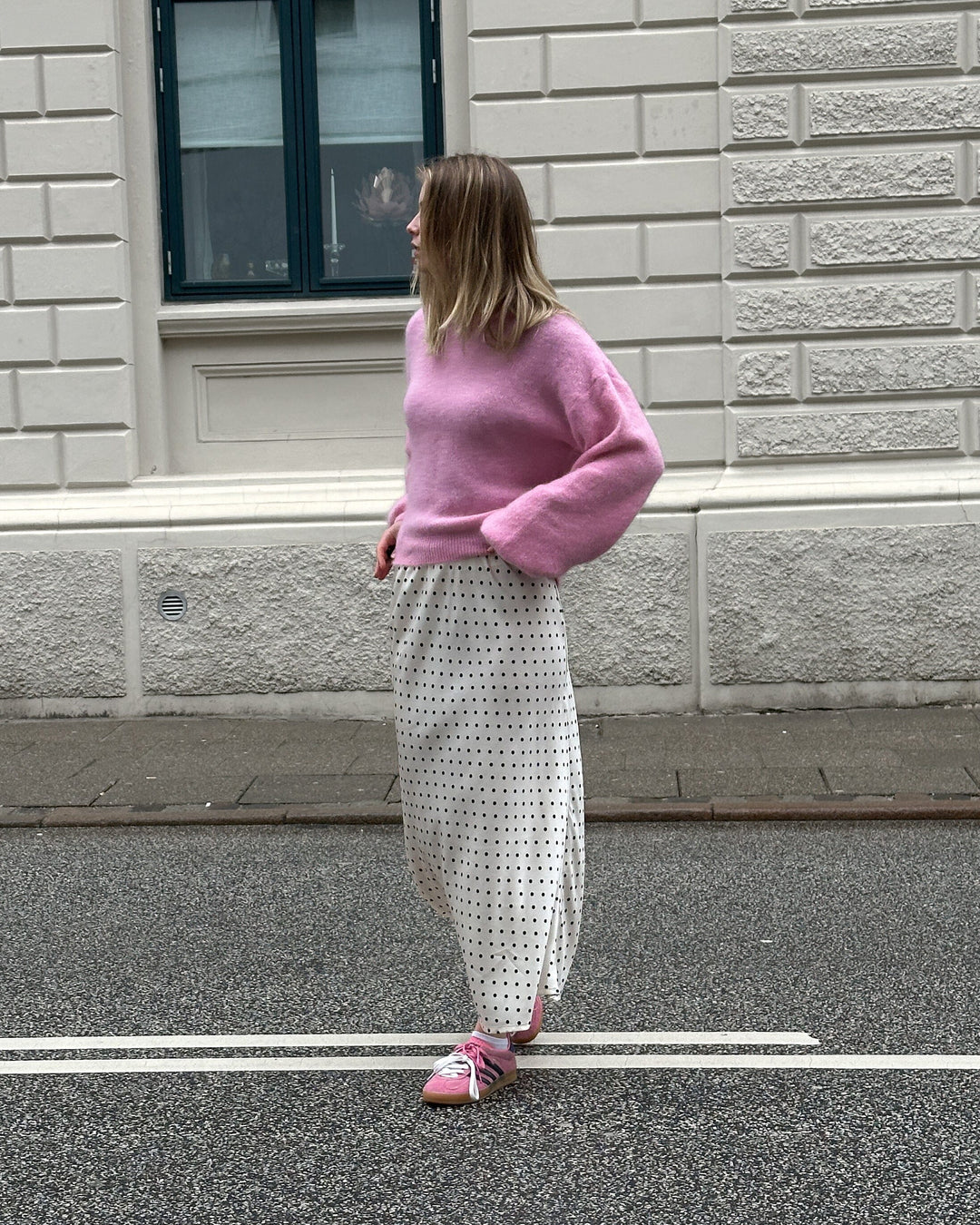 Noella - Kenya Skirt 13450001 - 1336 Carmine White Print Nederdele