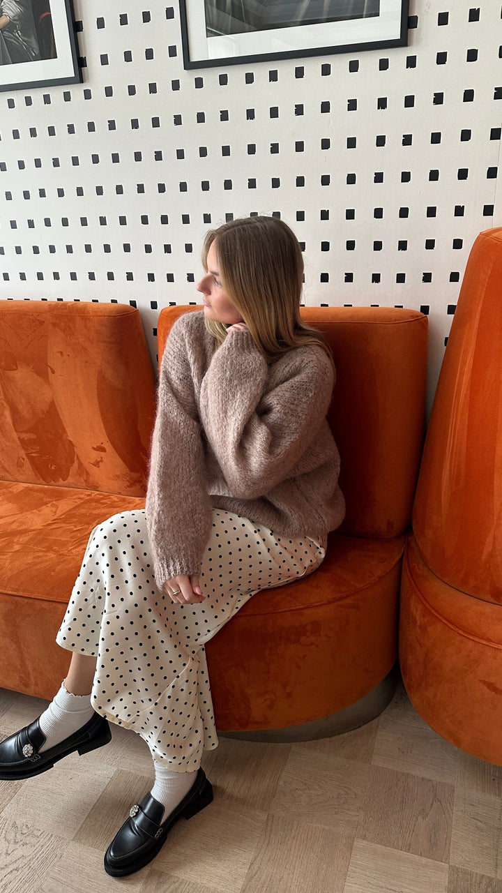 Noella - Kenya Skirt 13450001 - 1336 Carmine White Print Nederdele