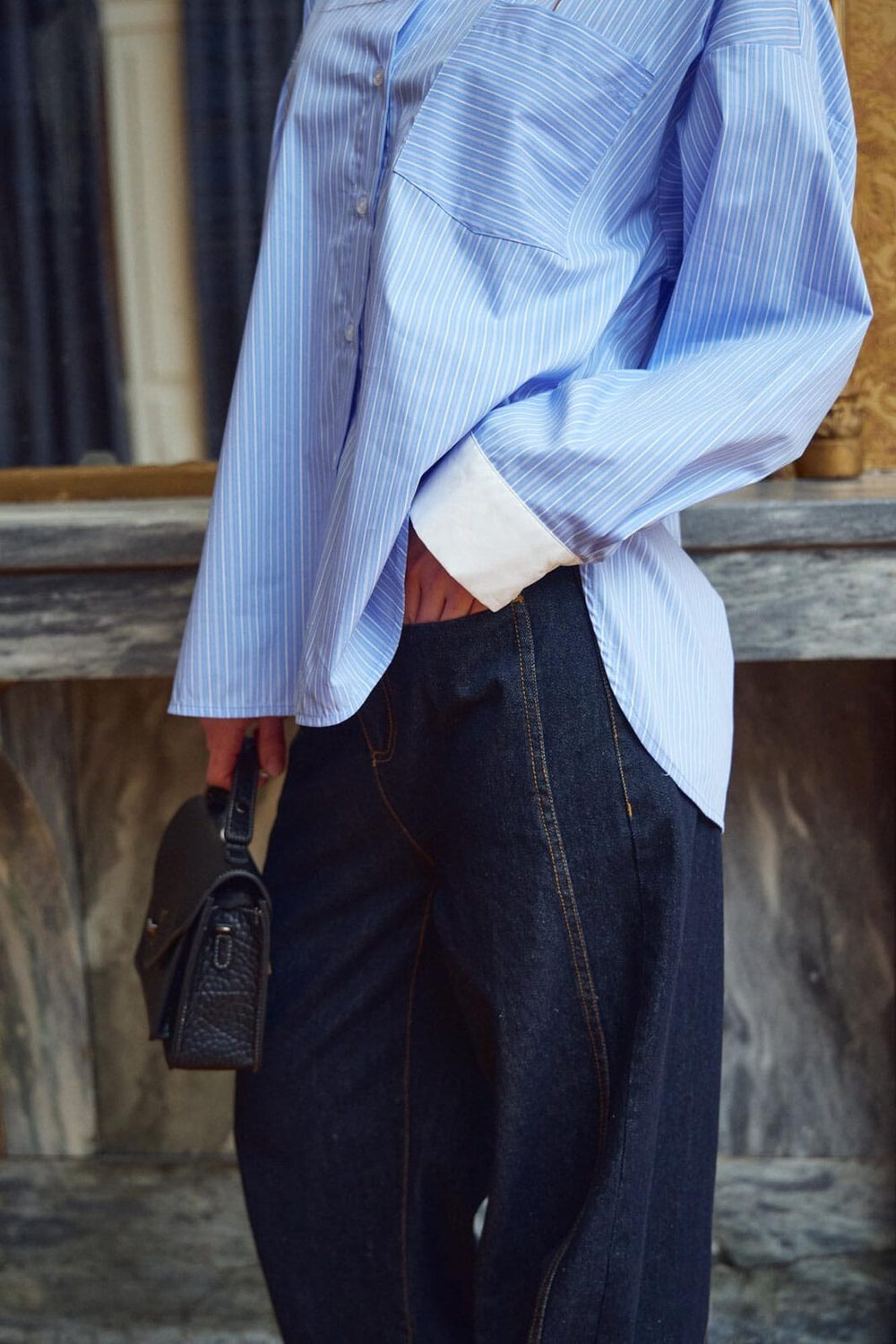 Noella - Lakelynn Shirt 13880002 - 1365 - Blue White Stripe