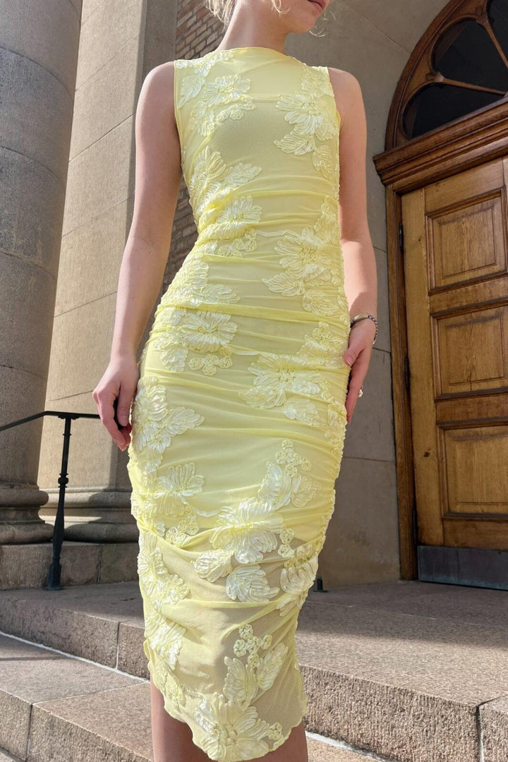 Forudbestilling - Noella - Lavinia Dress 13500001 - 1417 - Butter Yellow Kjoler