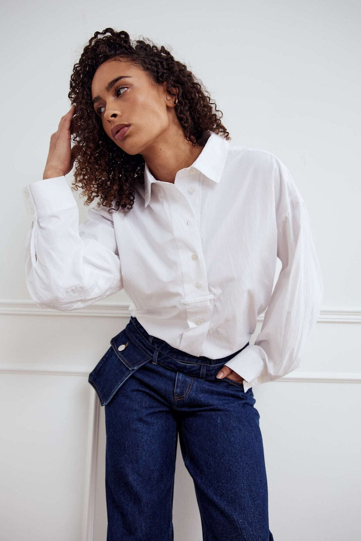 Noella - Leonie Shirt 13820001 - 028 - White Skjorter