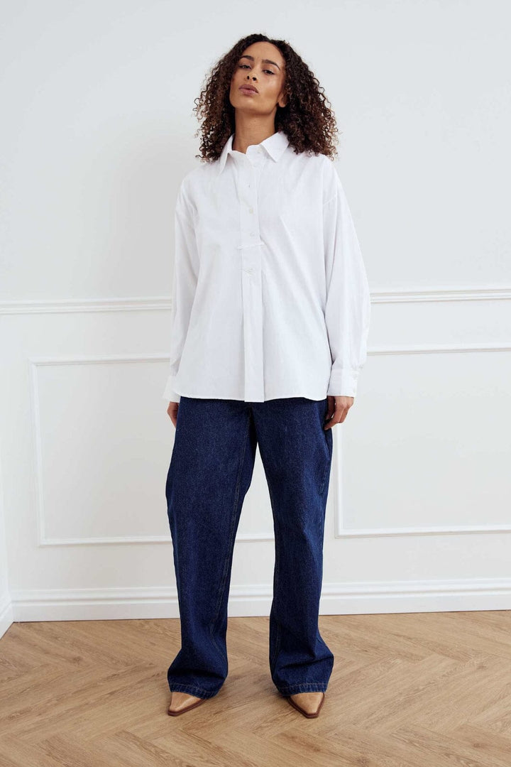 Noella - Leonie Shirt 13820001 - 028 - White Skjorter