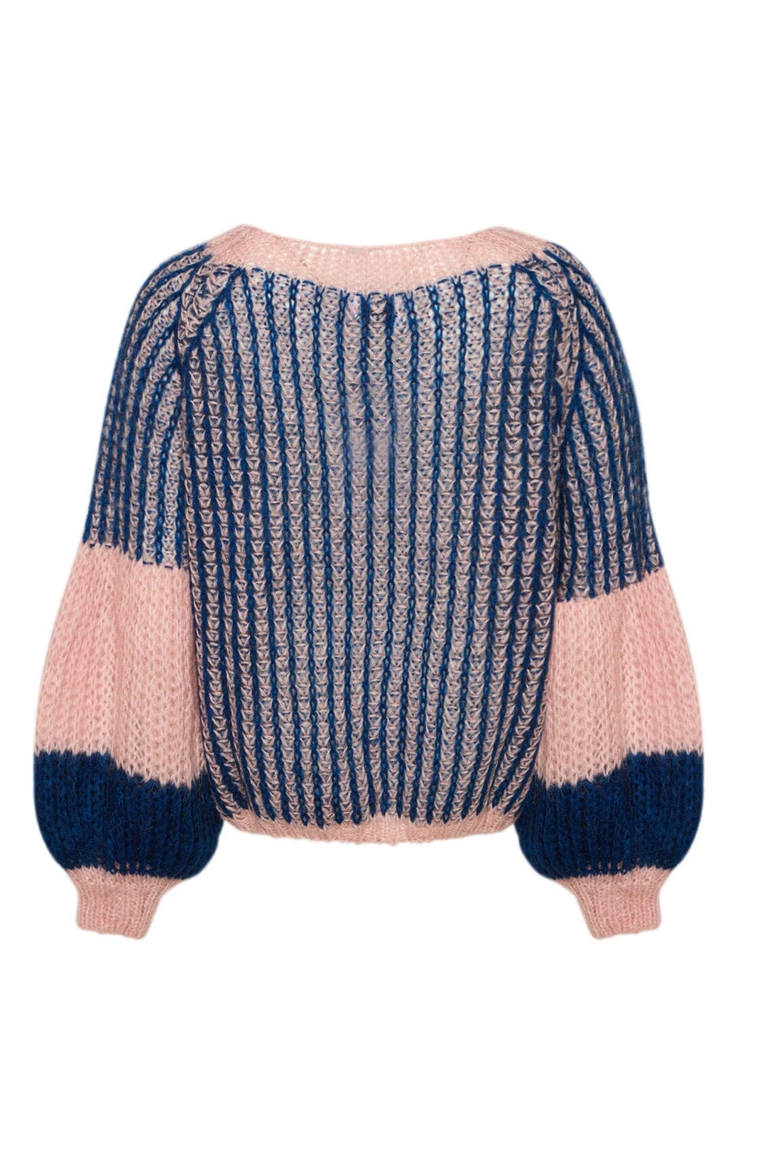 Noella - Liana Knit Cardigan - Rose/Navy Cardigans