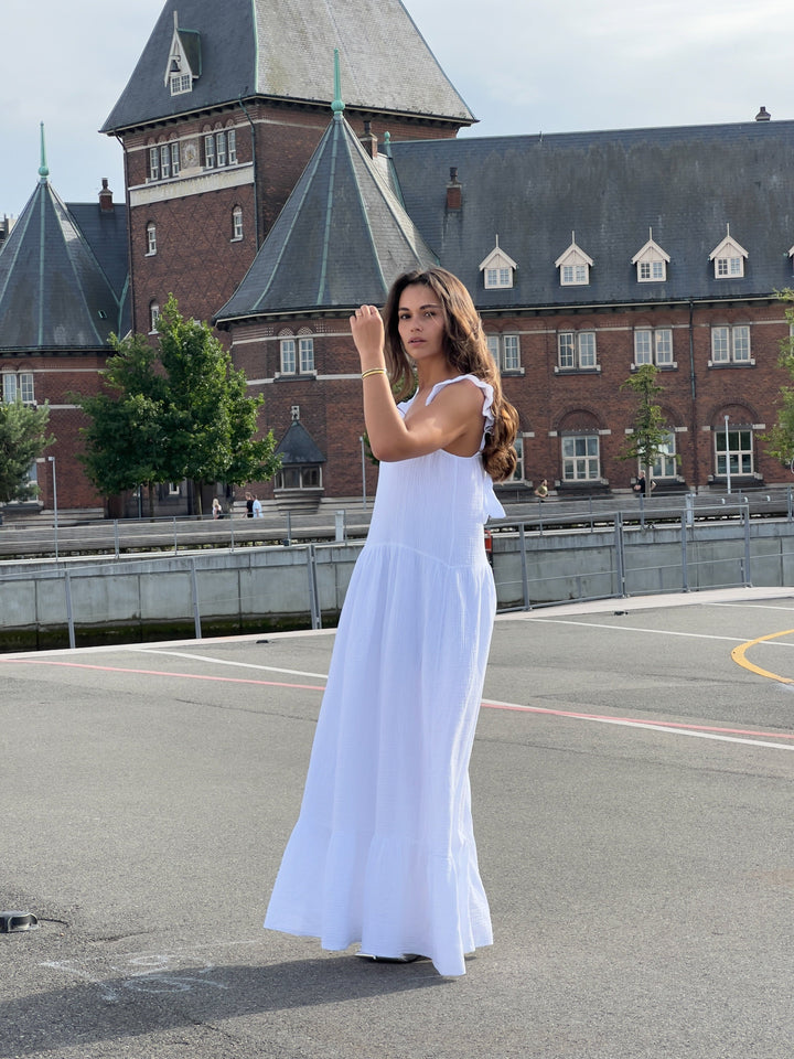 Noella - Lina Dress 13110002 - 028 - White Kjoler