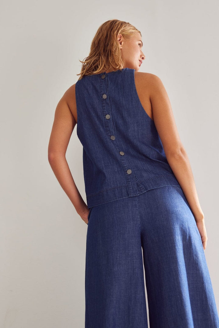 Noella - Lindsey Blouse 13320003 - 1327 - Medium Blue Wash