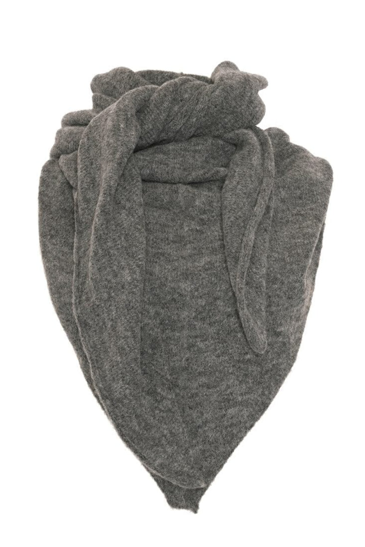 Noella - Loena Knit Scarf 13940001 - 019 - Dark Grey Melange