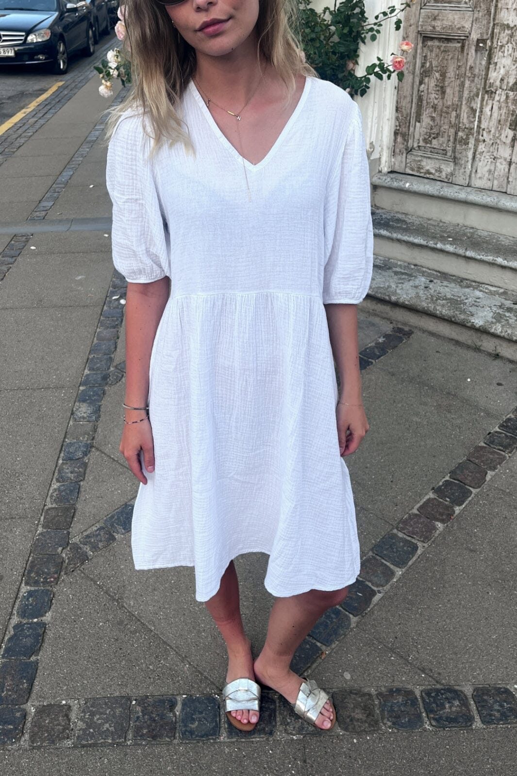 Noella - Love Dress 13490002 - 028 - White Kjoler