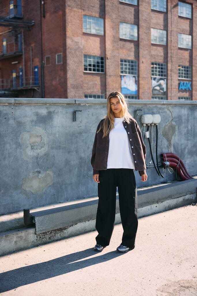 Noisy May - Nmkirby Barrel Pants - 5049488 Black Bukser