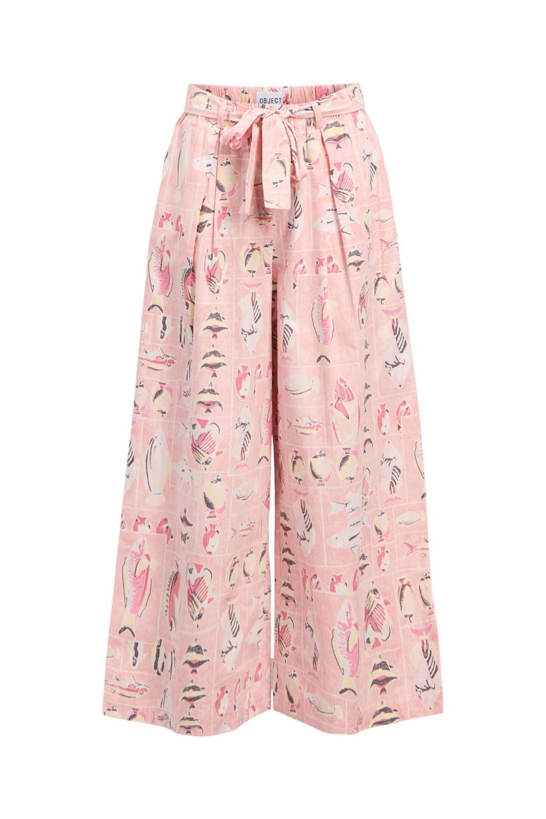 Vorbestellung - Object - Objaibizi Lo Pant - 4821344 Pale Rosette Multi Color Fish Print