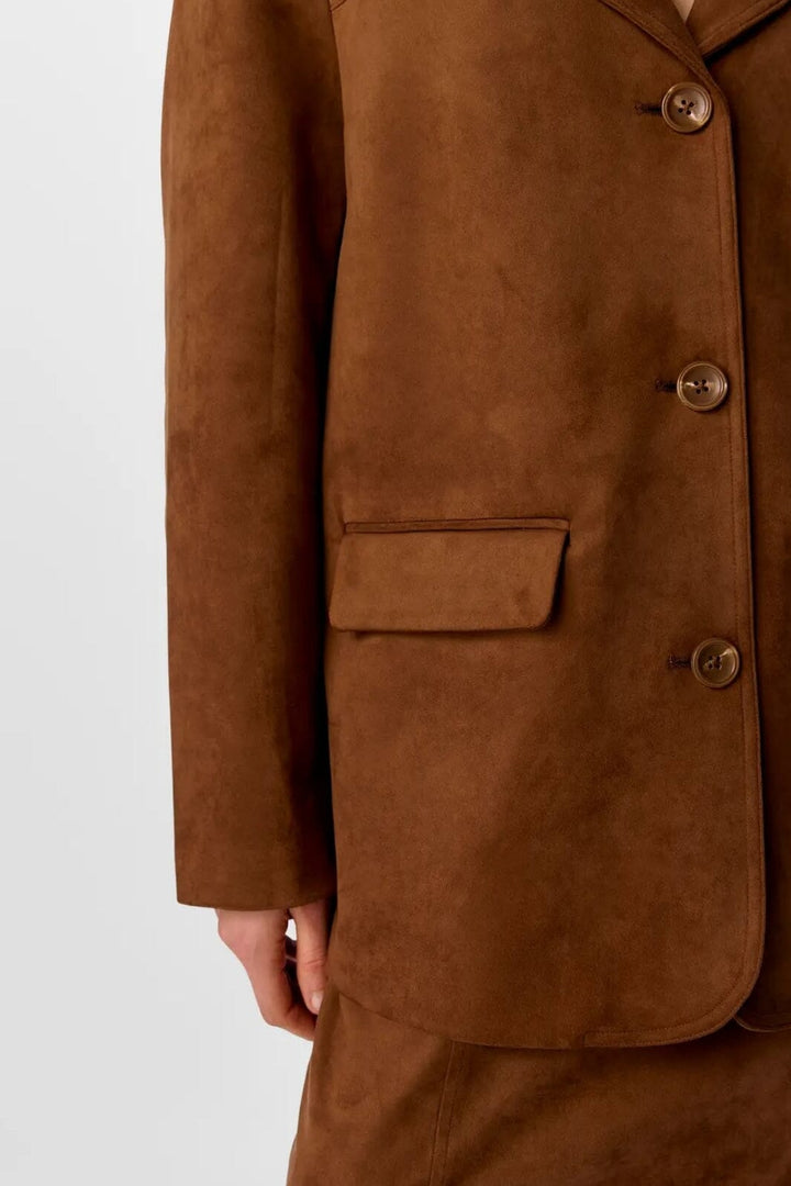 Object - Objfenja Lo Blazer Ss Fair 25 - 4881637 Rawhide