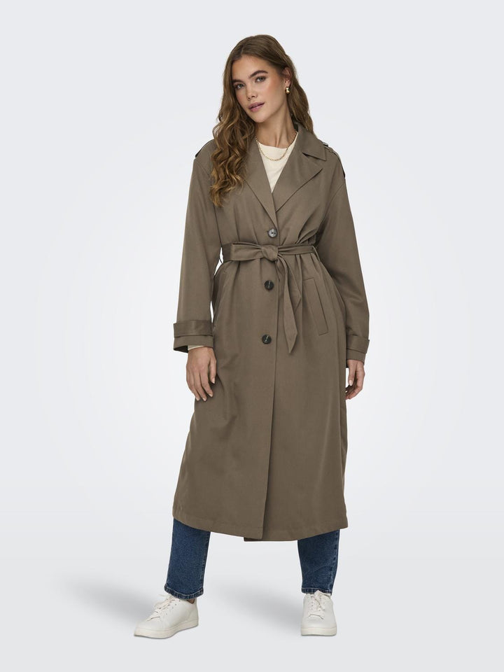 Only - Onlline X-Long Trenchcoat - 3504617 Walnut Jakker