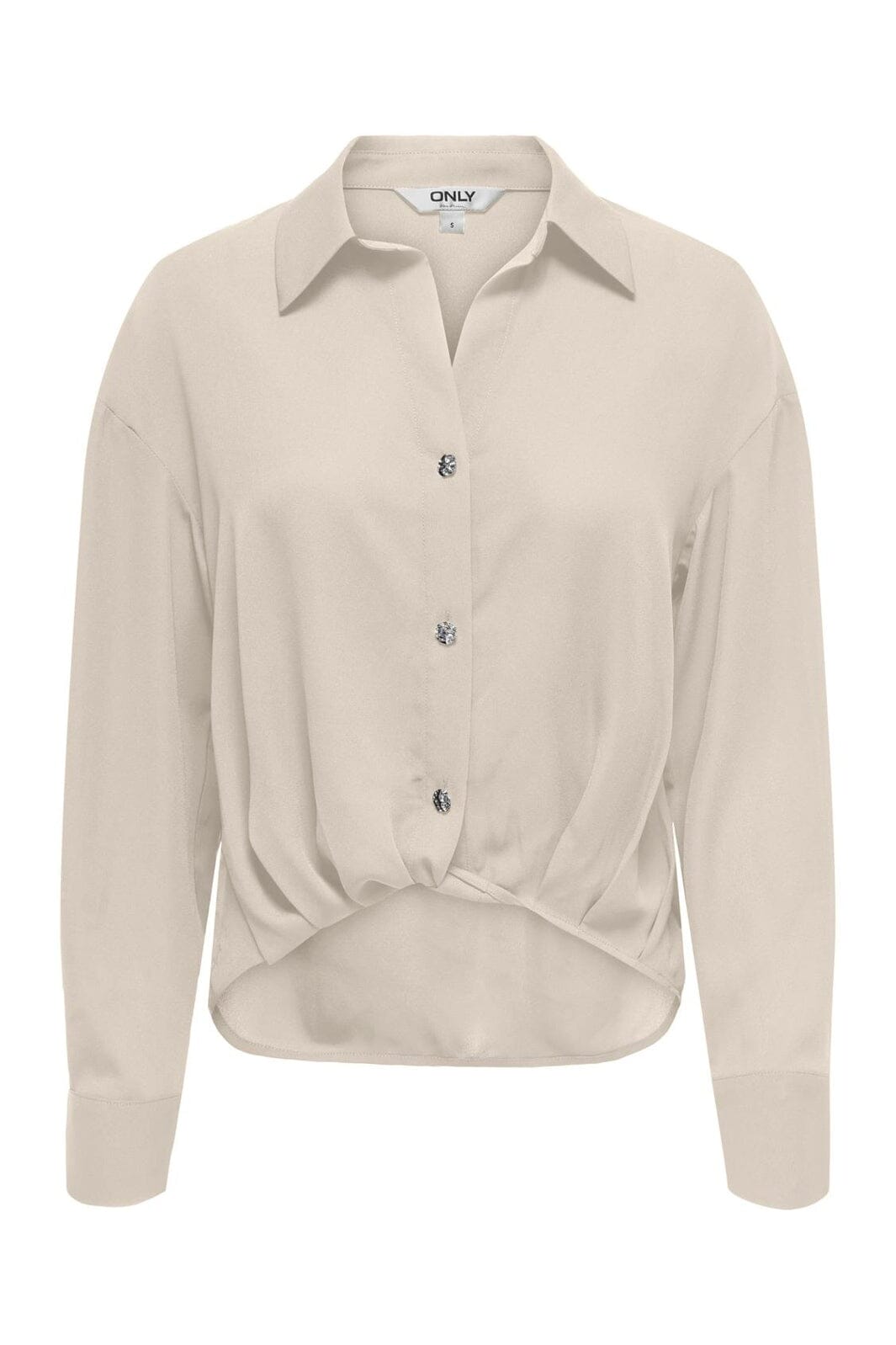 Only - Onlneiva Life Ls Balloon Shirt - 5005211 Birch