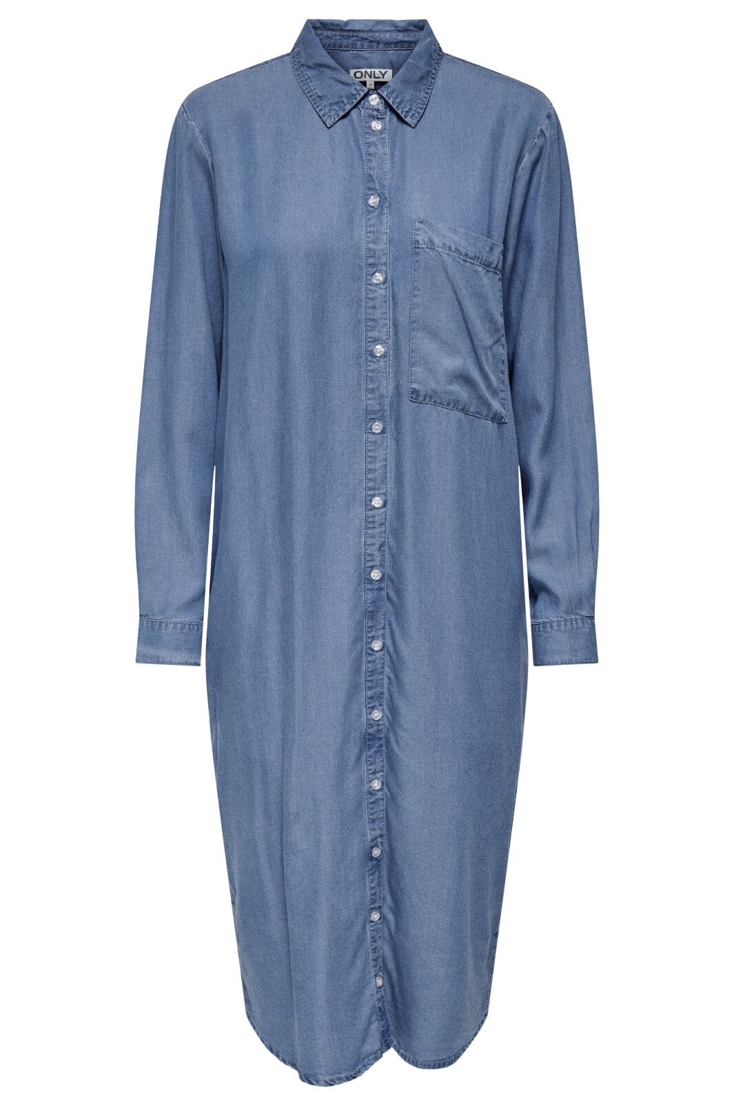 Only - Onlpema Ls Midi Dress Yor 15350529 - 4775447 - Medium Blue Denim