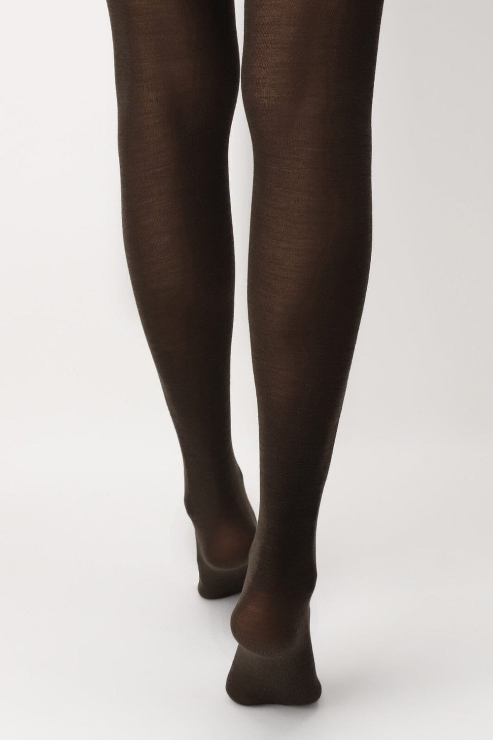 Orublu - Oroblu Nives Fine Wool Tights - Brown 4 Strømpebukser