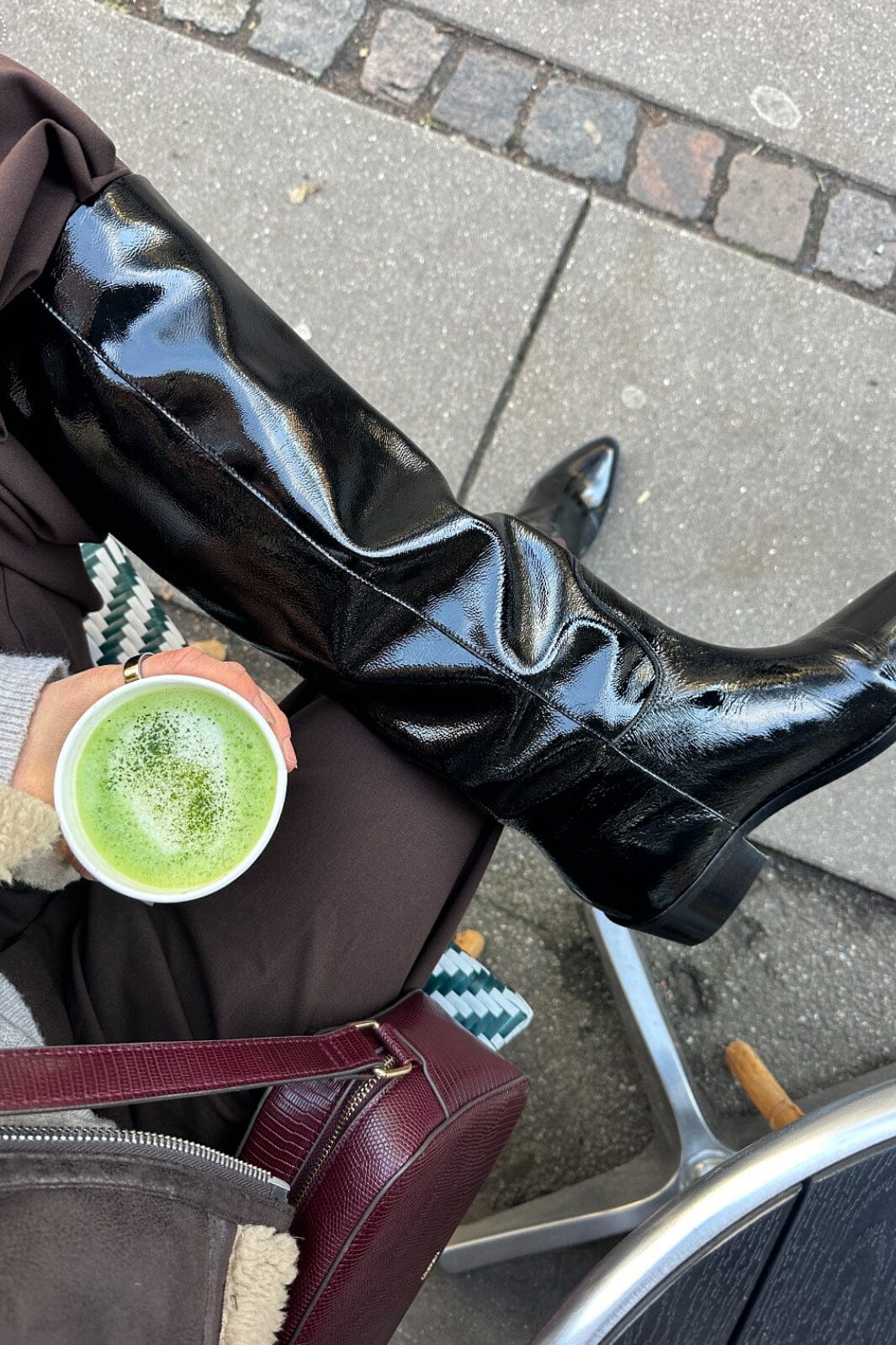 Phenumb Copenhagen - Confidence P Leather Patent PB-1311-P - Black Støvler