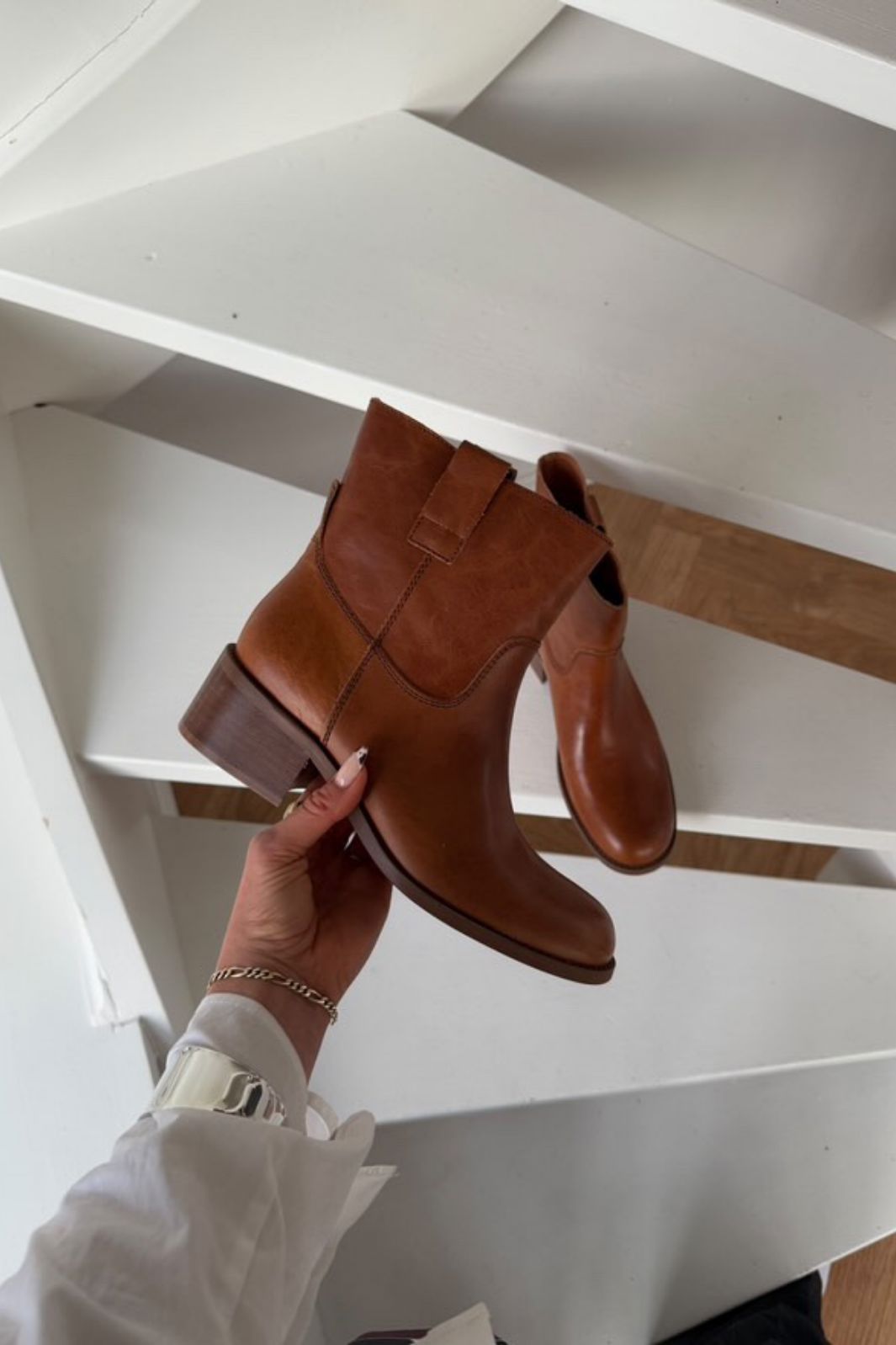 Phenumb Copenhagen - Martina Low PBboot10006 - Cognac Støvler