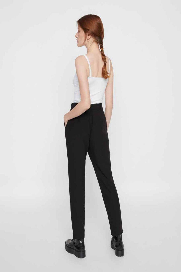 PIECES - Boss Ankel Pants - Black Bukser