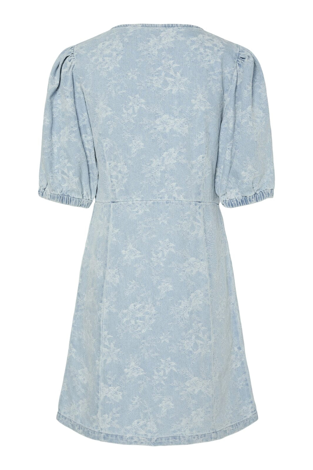 Pieces - Pcfeline Ss Denim Dress - 4777319 Light Blue Denim