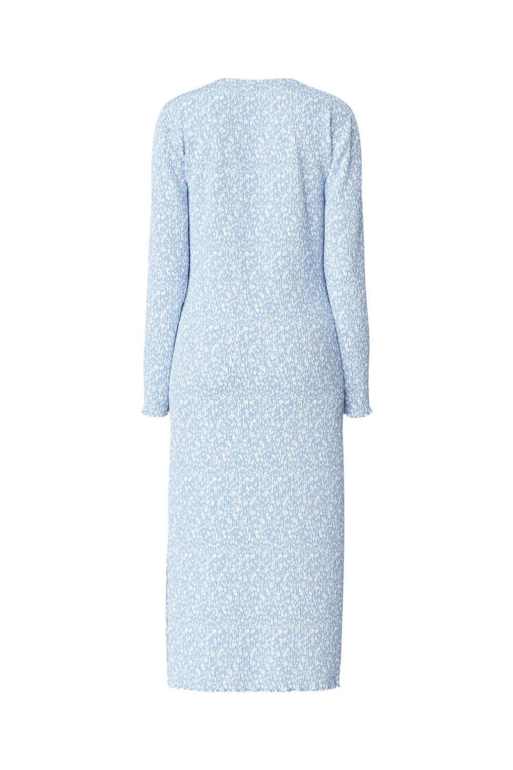 Pieces - Pcflora Ls Midi Dress - 4640495 Cashmere Blue Flower