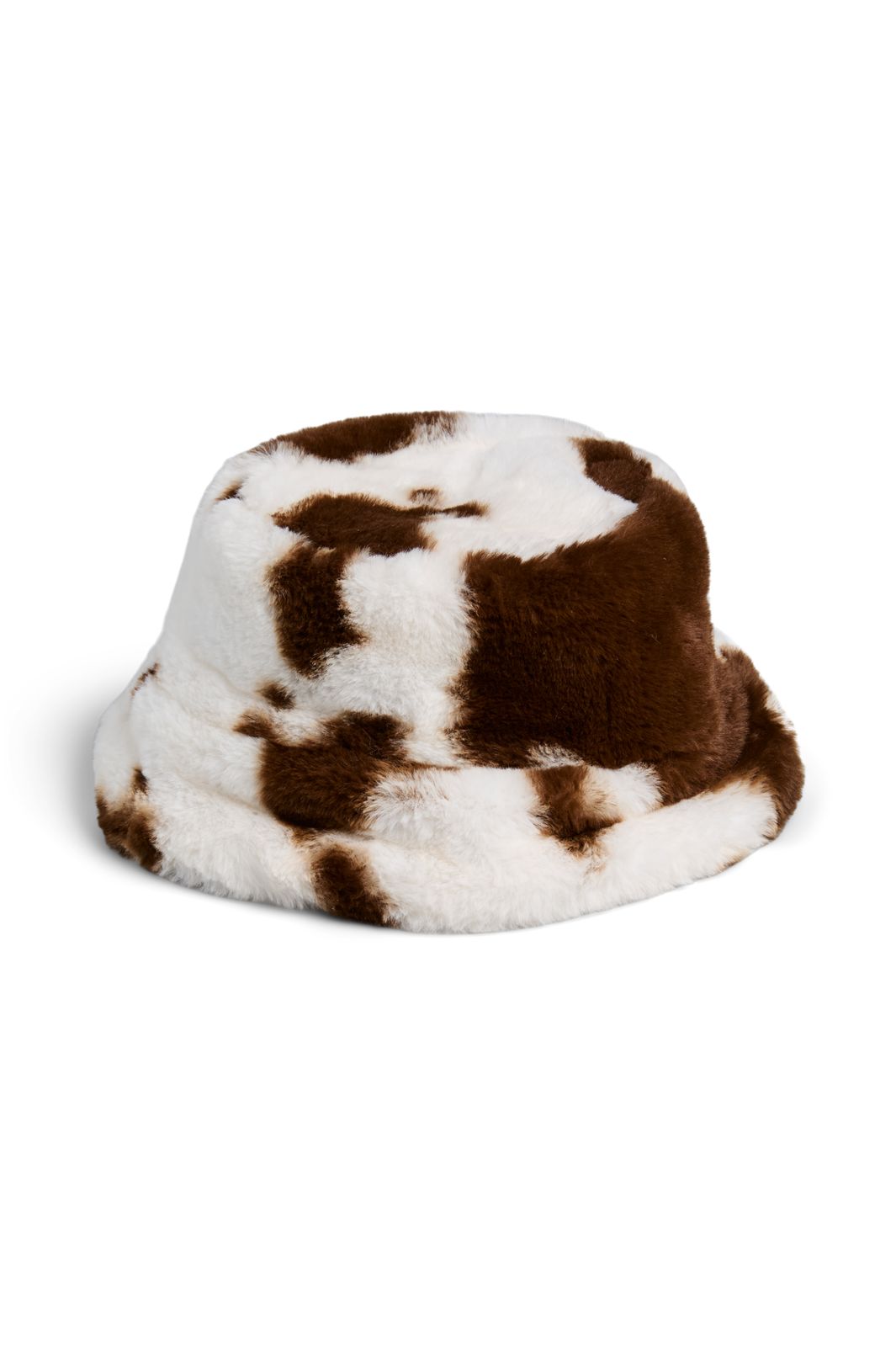 Pieces - Pcjeanel Bucket Hat - 4914603 Bright White Cow Print