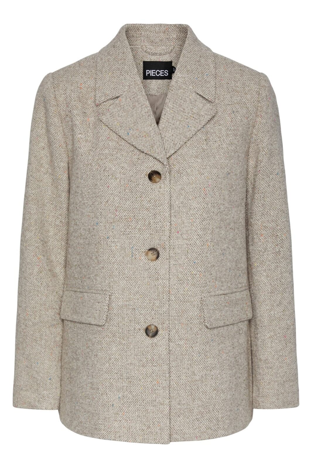 Pieces - Pcjudo Blazer Jacket - 4312391 Light Grey Melange Blazere