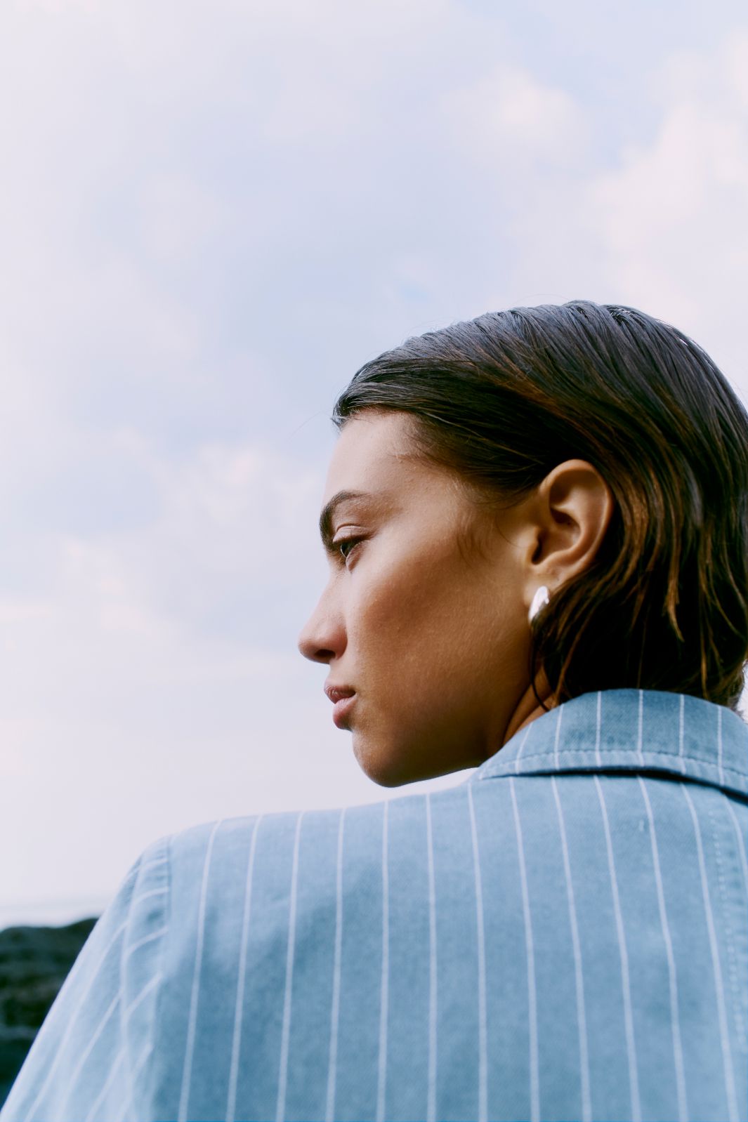 Second Female - Layne SS Blazer 59762 - Light blue denim 5996 Blazere