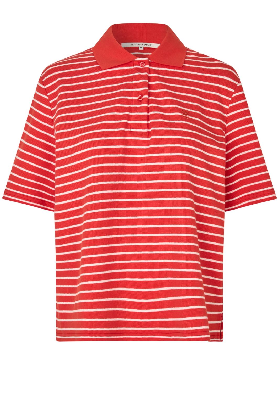 Second Female - Verbie Polo Tee 60319 - Poinciana 3033 Trøjer