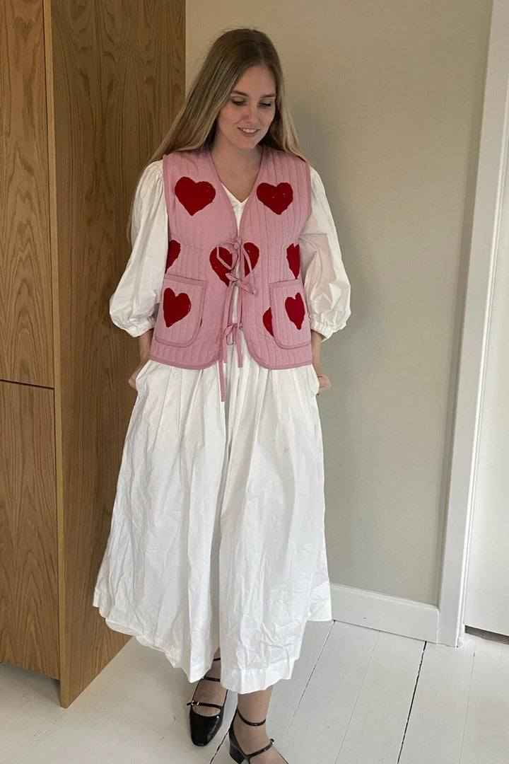 Sissel Edelbo - Honey Vest SE 1424 - Red Heart Veste