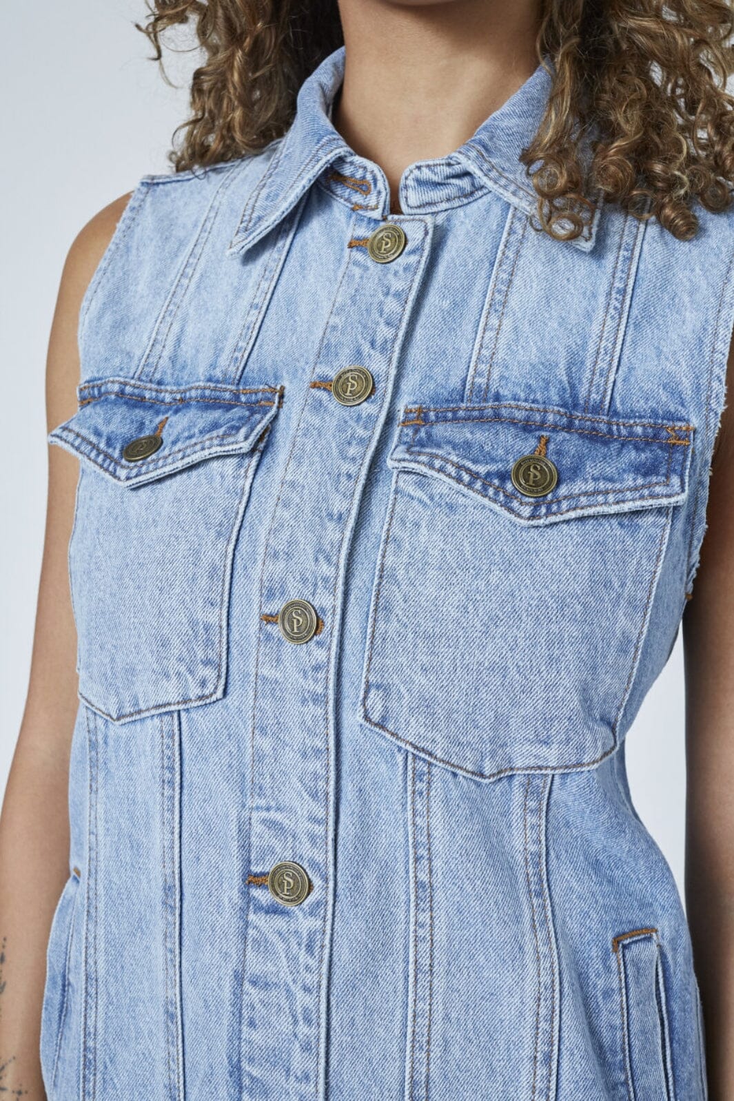 Sisters Point - Faisa-Dr 18951 - 903 - M. Denim Wash Kjoler