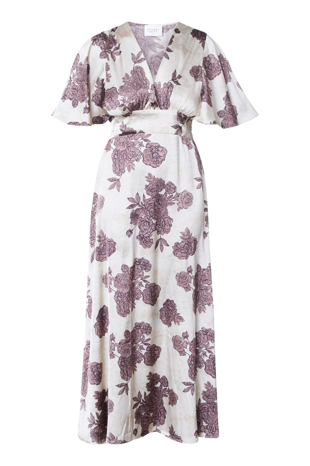 Sisters Point - Gisela-Dr20 19281 - 815 - Bordeaux Flowers Kjoler