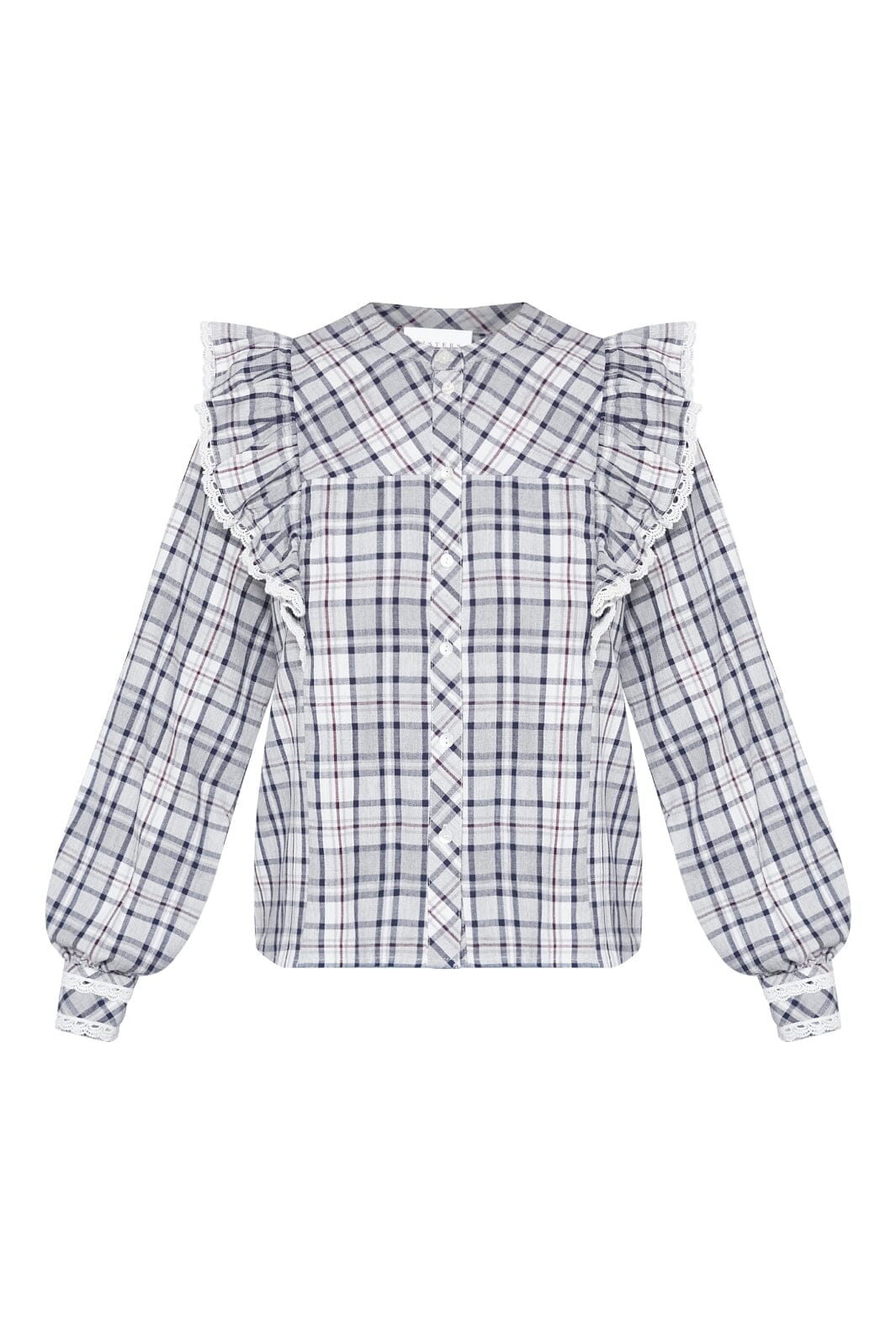 Sisters Point - Ulima-Sh 19097 - 053 - Grey/Check Skjorter