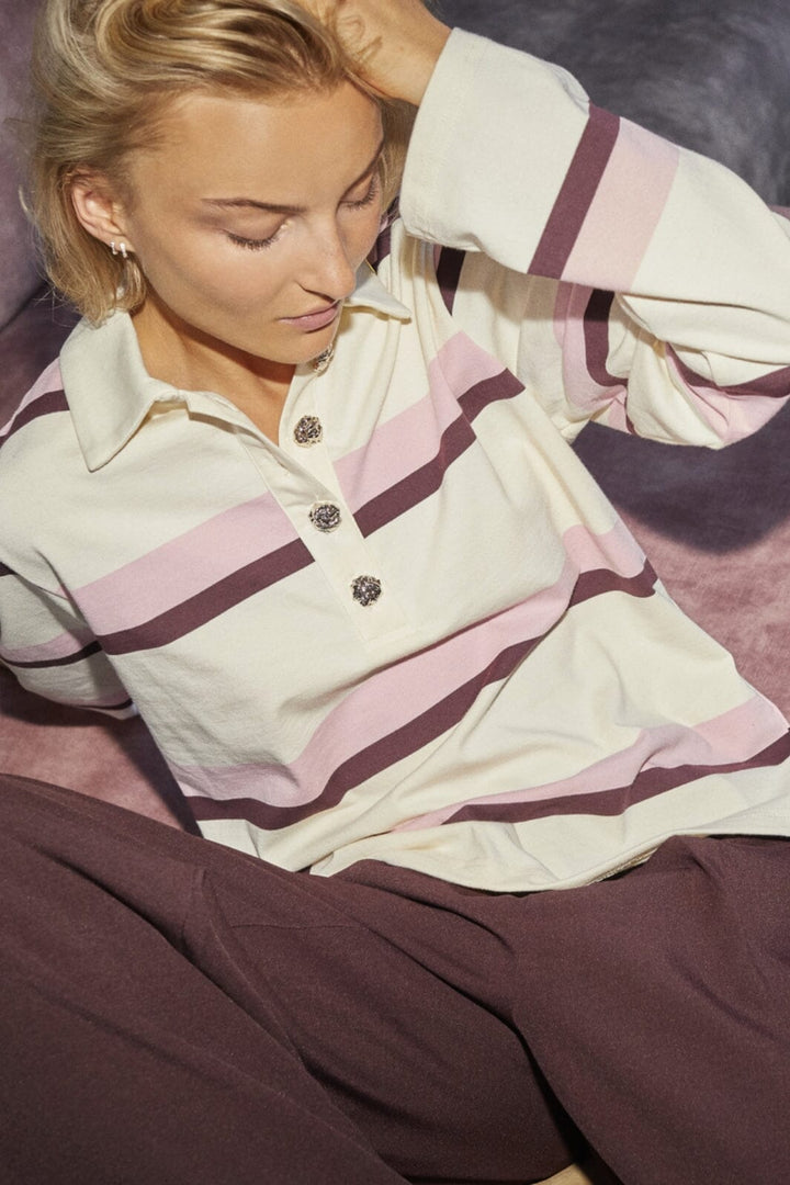 Sisters Point - Vebby-Ls 19143 - 830 - Stripe Strikbluser