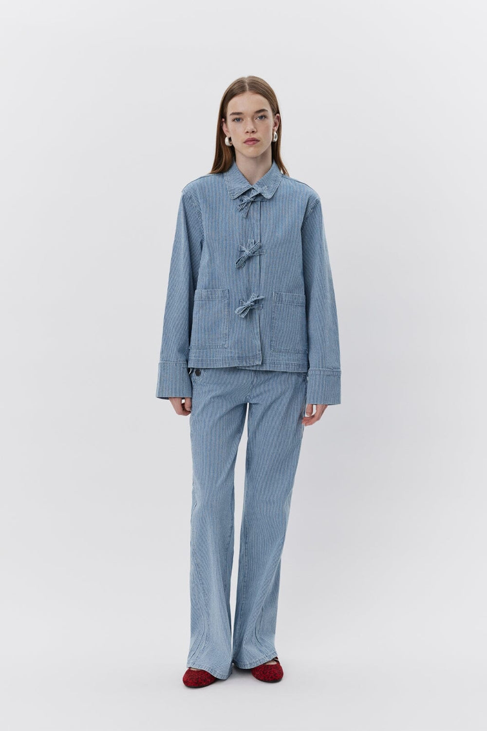 Sofie Schnoor - Marlosw Jacket S251105 - 5092 - Blue Striped Jakker