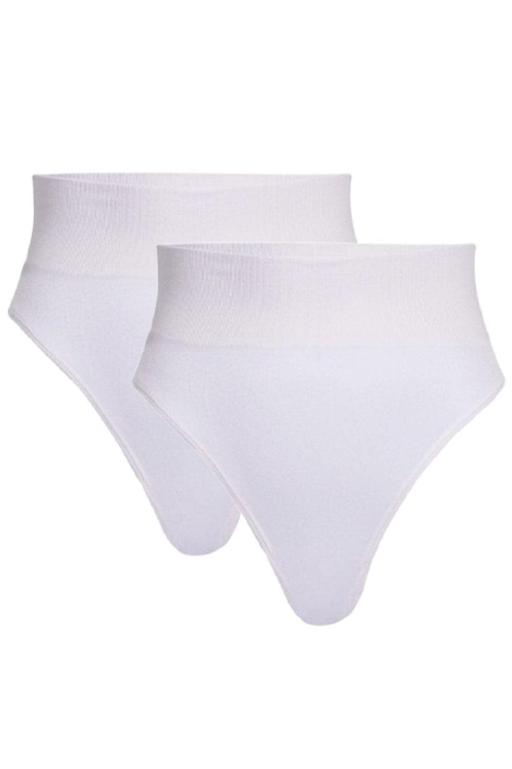 Soft basic - Soffi High string 2 pak - white Trusser