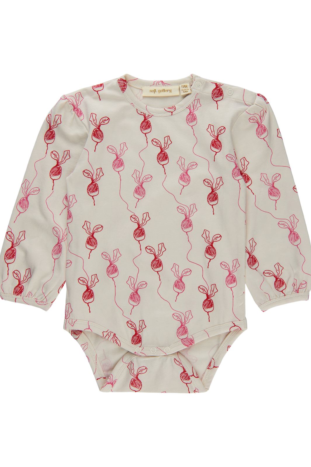 Soft Gallery - SGLalil Radish LS body - Gardenia Bodysuits