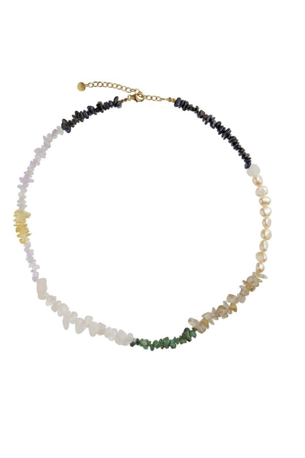 Stine A - Crispy Coast Necklace - Pacific Colors With Pearls & Gemstones - 2053-02 Halskæder