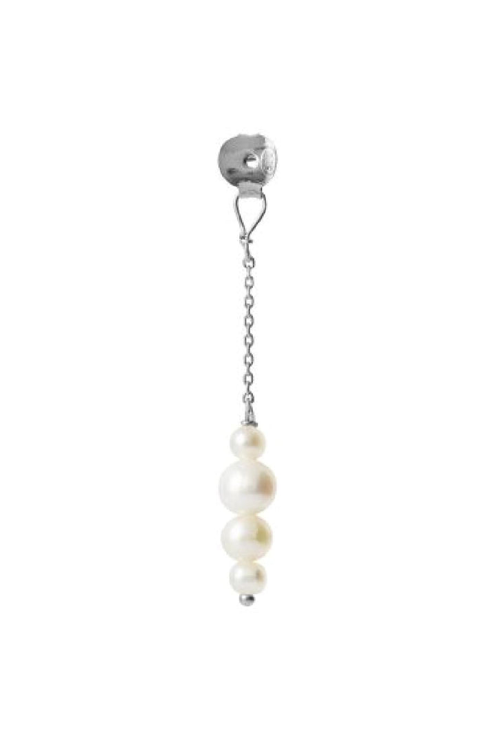 Stine A - Pearl Berries Behind Ear Earring 1310-00 - Silver Øreringe