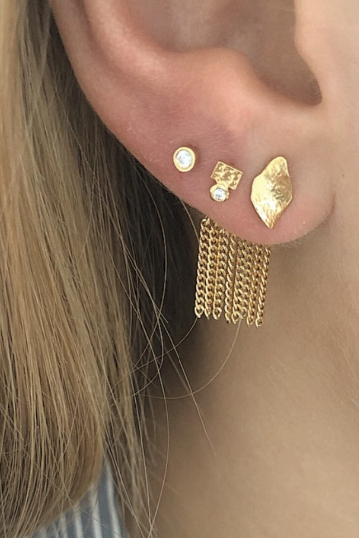 Stine A - Petit Ile De L'Amour Earring Gold - 1204-02-S Øreringe