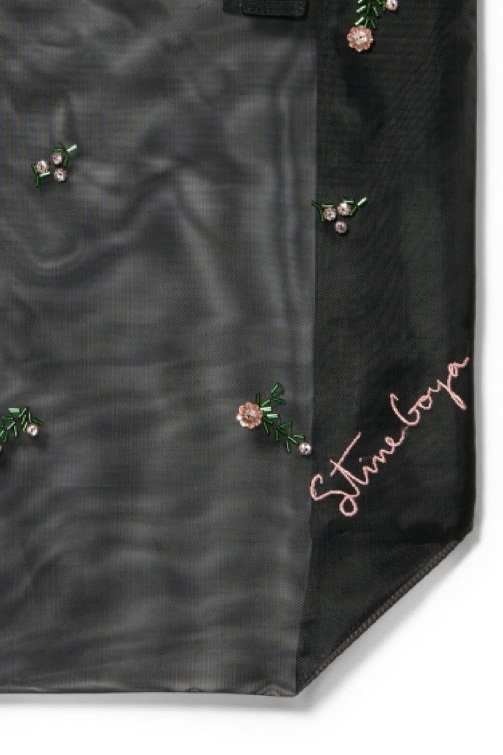 Stine Goya - 2397 Stable Mesh, Mesh Totesg-pf25-b027-2397 - Black