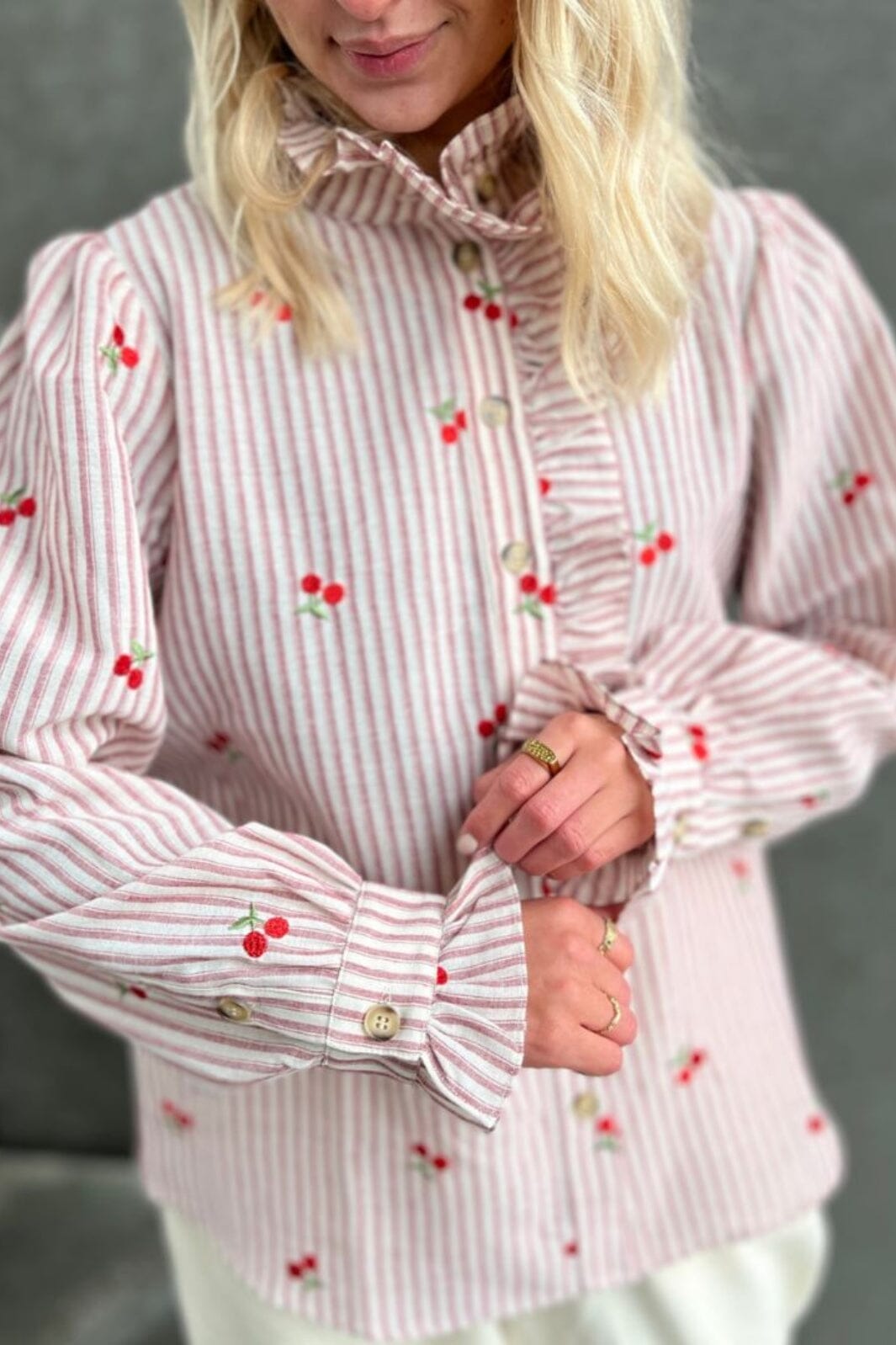 Stories From The Atelier By Copenhagen Shoes - Winter Garden CC8103 - 0011 - Off White/Red